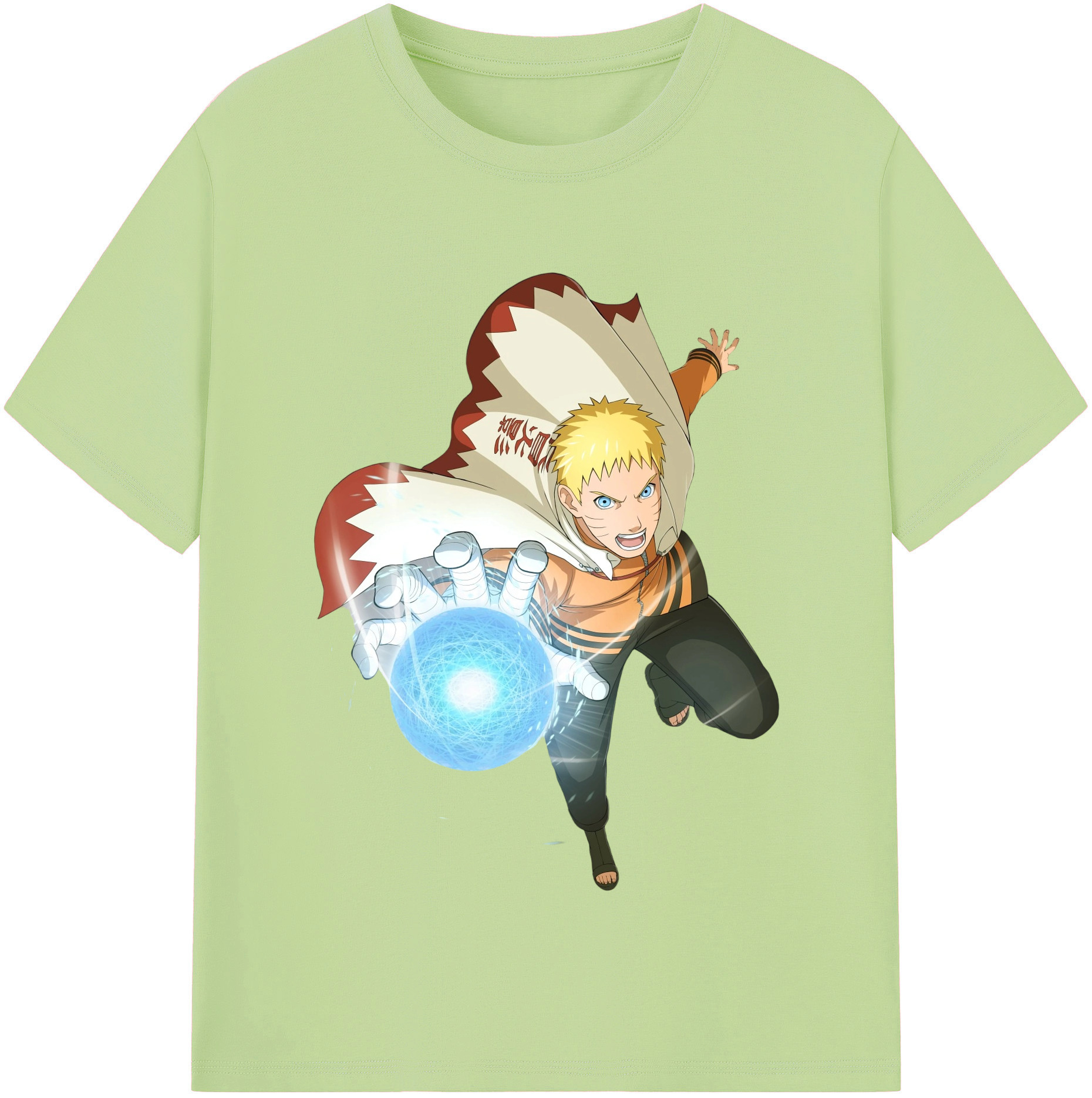 （画像用） NARUTO -ナルト- うずまき ナルト Uzumaki Naruto 綿100％半袖Tシャツ（フロントプリント）